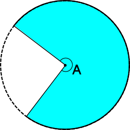 円おうぎ形中心角
